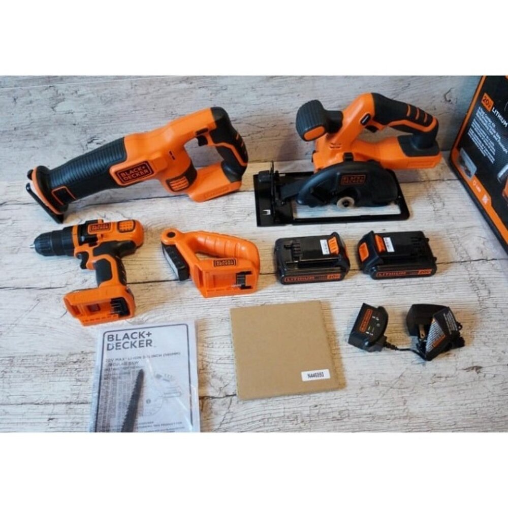 New 20V MAX Power Tool Combo Kit, 4-Tool Cordless Power Tool Set